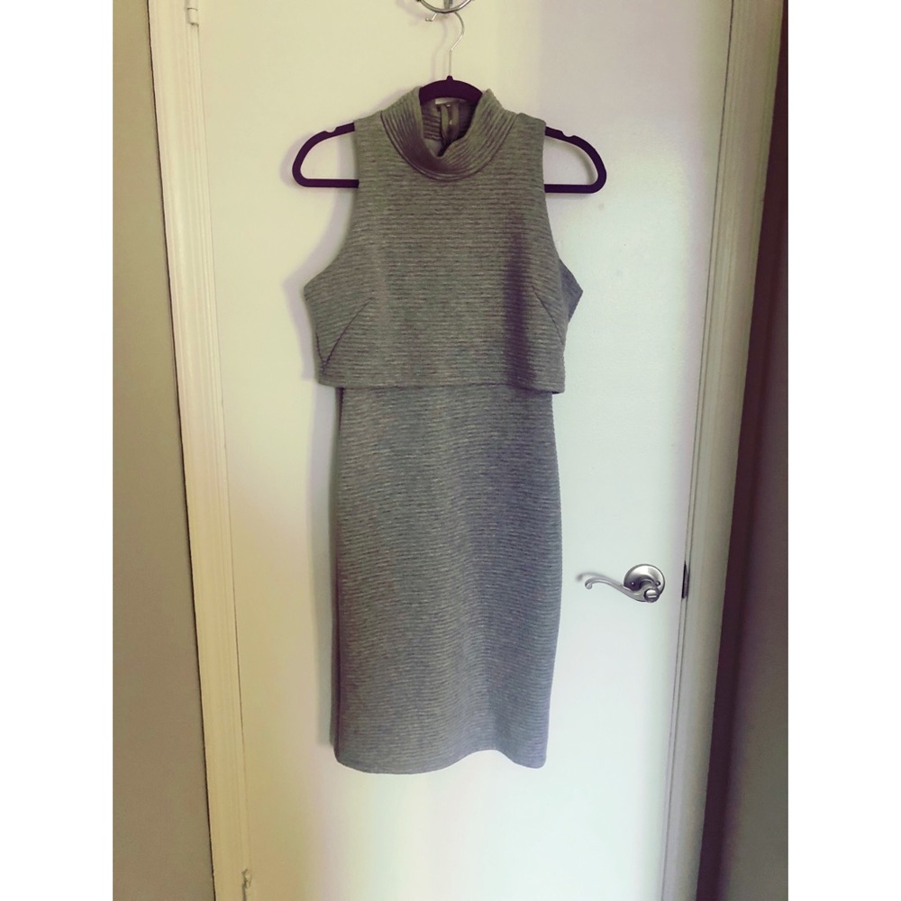 SHE - Mock‎ Neck Bodycon Mini Dress